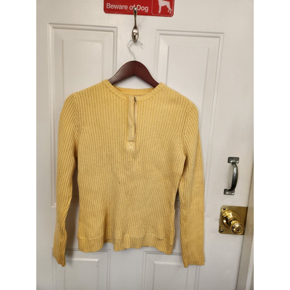 Tommy Hilfiger Sweater Size Large Yellow